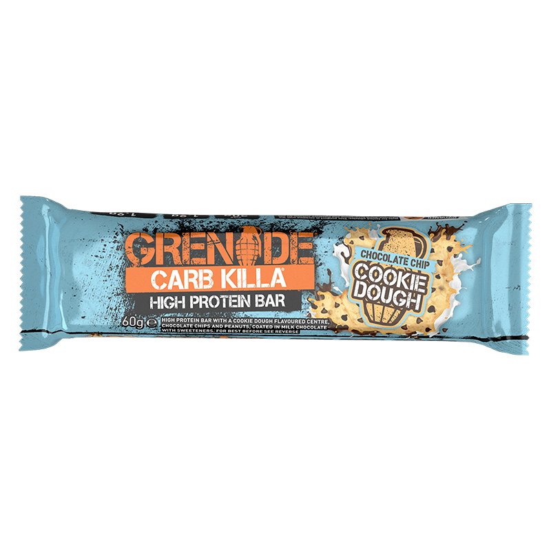 Läs mer om Grenade Carb Killa Protein Bar - Chocolate Chip Cookie Dough 60g