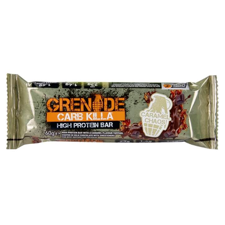 Läs mer om Grenade Carb Killa Protein Bar - Caramel Chaos 60g