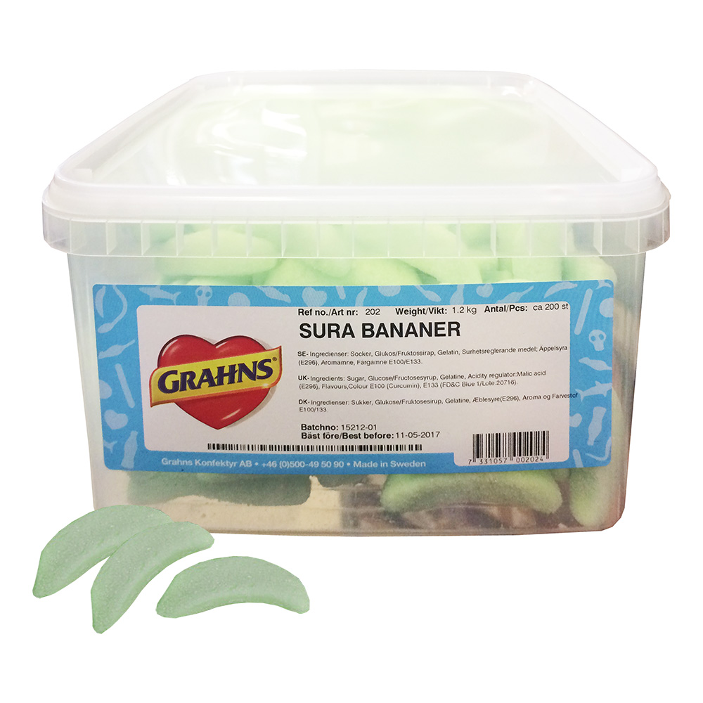 Bananer Sura 1.2kg