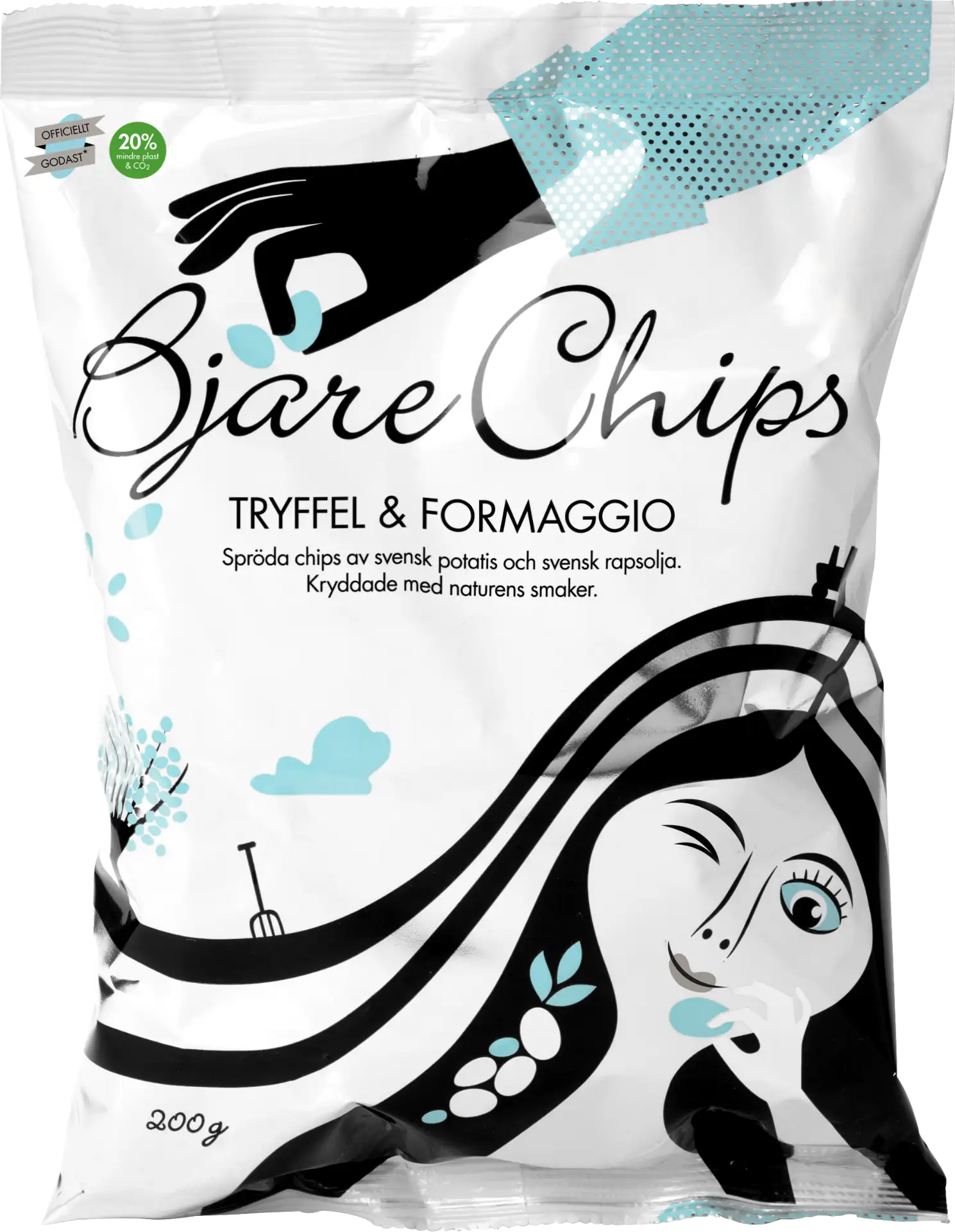 Bjäre Chips Tryffel & Formaggio 200g