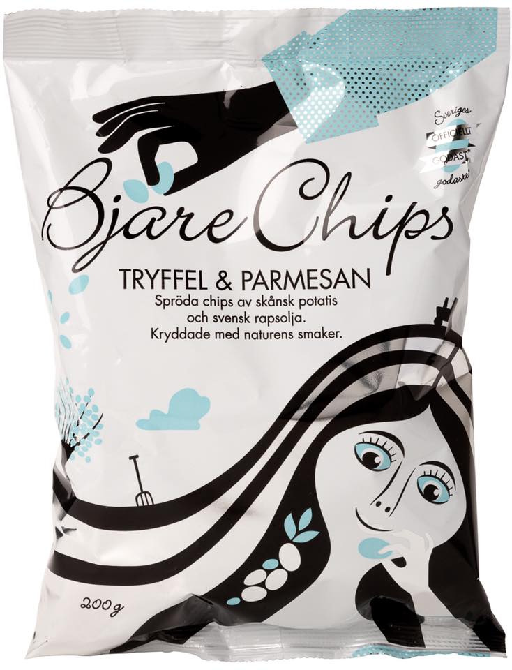Läs mer om Bjäre Chips Tryffel & Parmesan 200g