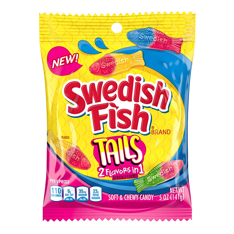Swedish Fish Tails 142g