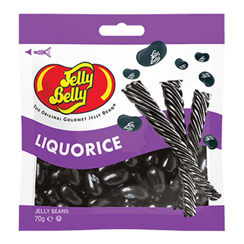 Läs mer om Jelly Belly Liquorice 70g