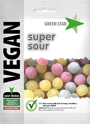 Green Star Vegan Super Sour 100g