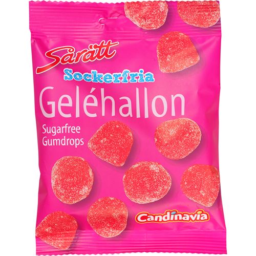 Sårätt Gelehallon Sockerfria 80g