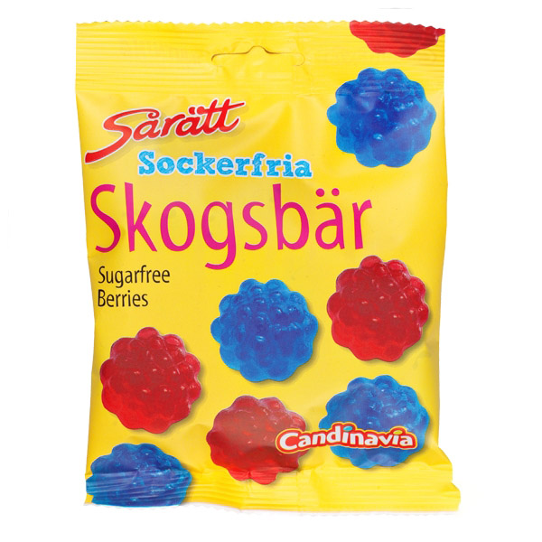 Sårätt Sockerfria Skogsbär 80g