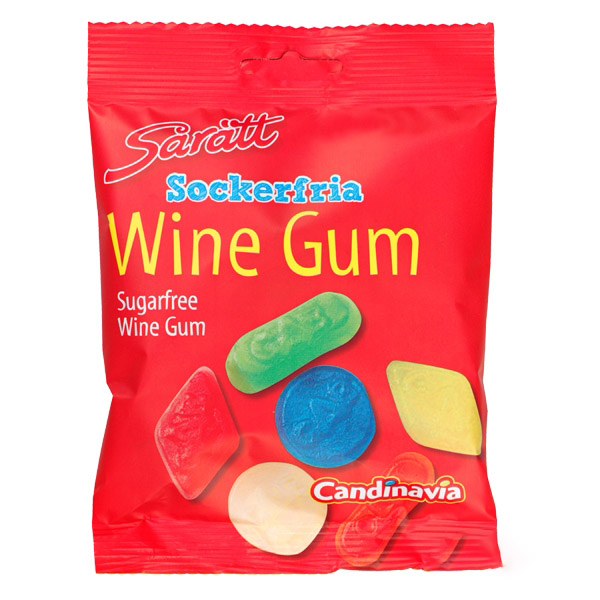 Sårätt Sockerfria Winegums 80g