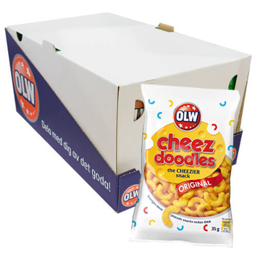 Läs mer om OLW Cheez Doodles 35g x 20st