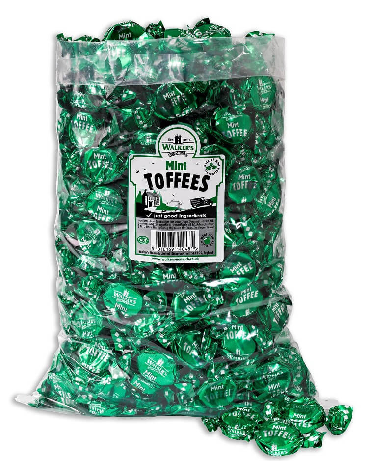 Walkers Mint Toffees 2.5kg