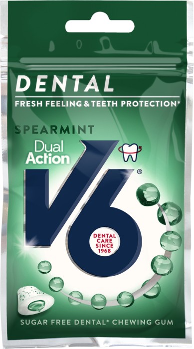 V6 Dual Action Spearmint 30g