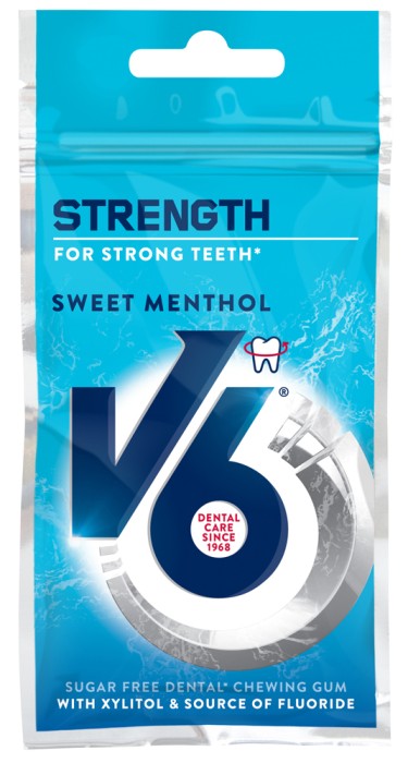 Läs mer om V6 Strength Sweet Menthol 30g