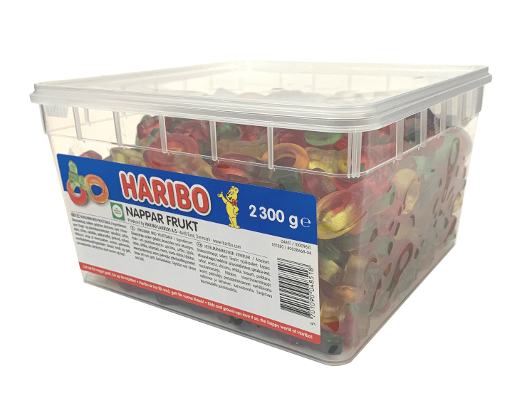 Haribo Fruktnappar 2.3kg