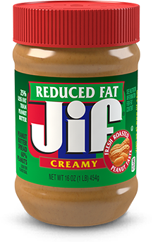JIF Creamy Peanut Butter Reduced Fat 454g
