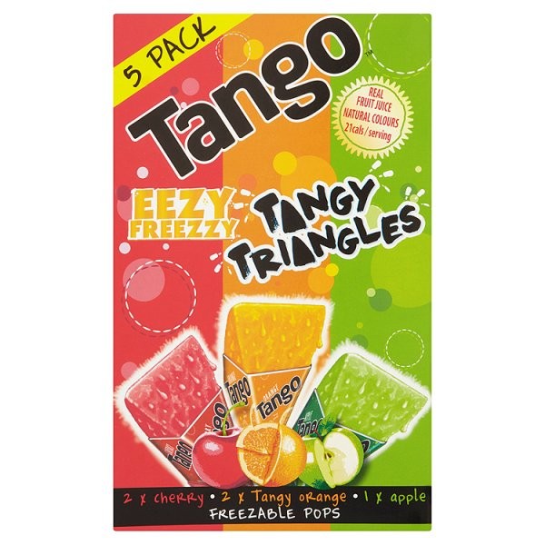 Tango Assorted Triangles Freeze Pops
