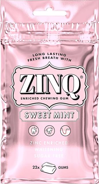 ZINQ Tuggummi Sweet Mint 31,5g