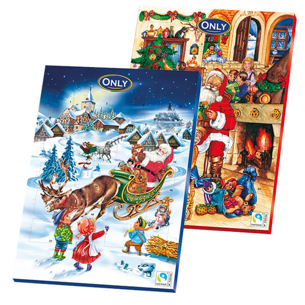 Köp Adventskalender choklad 75g (1st) hos Coopers Candy