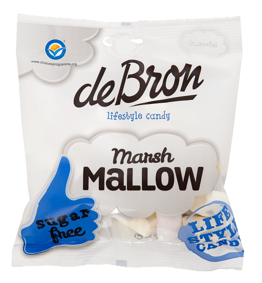 de Bron Marshmallows Sockerfria 75g