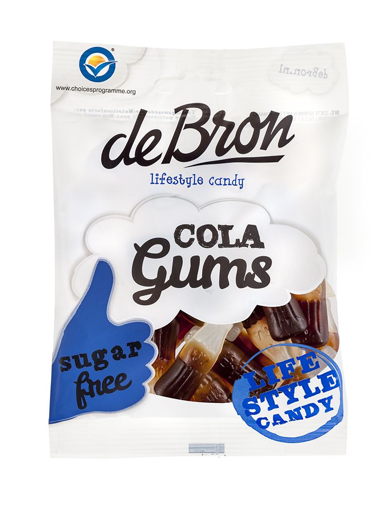 de Bron Cola Gums Sockerfria 100g