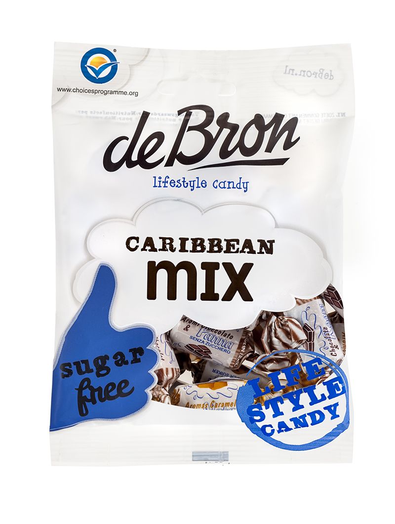 de Bron Caribbean Mix Sockerfri 90g