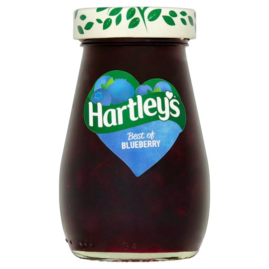 Köp Hartleys Best Blueberry Jam 340g hos Coopers Candy