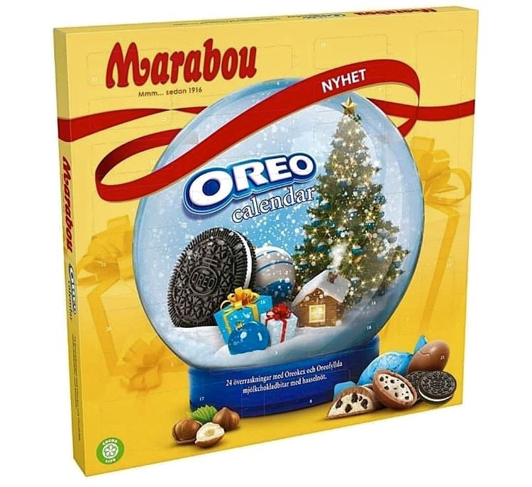 Läs mer om Marabou Oreo Adventskalender 275g