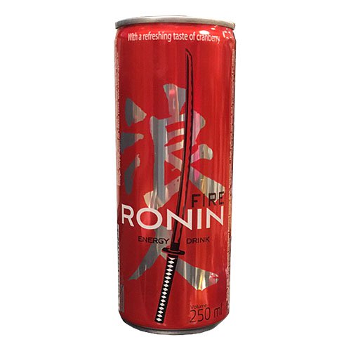 Köp Ronin Energy Drink Fire 250ml hos Coopers Candy