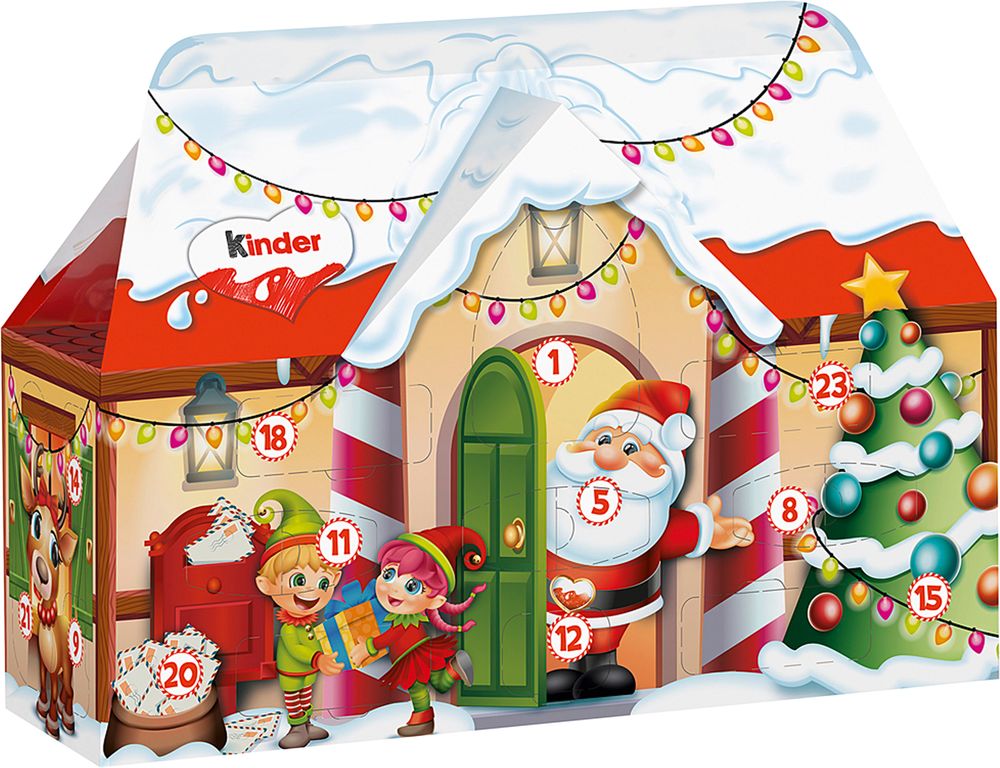 Kinder Adventskalender 3D Hus