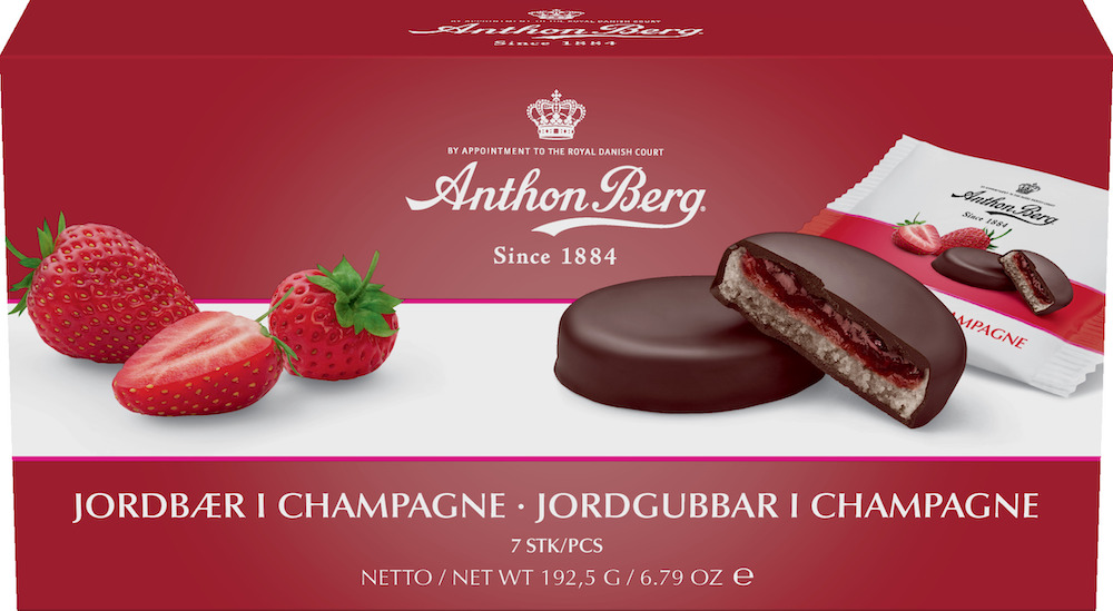 Anthon Berg Jordgubbar i Champagne 192g