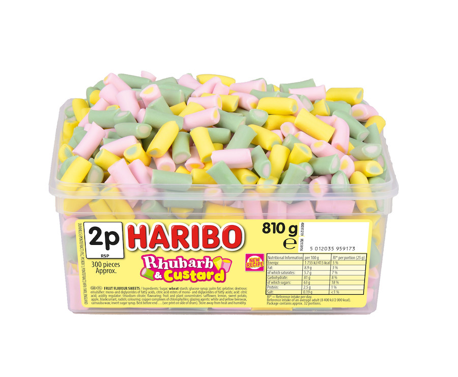 Läs mer om Haribo Rhubarb & Custard 810g