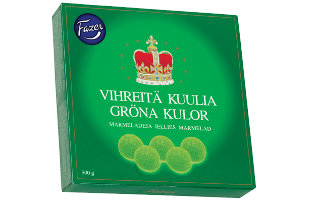 Fazer Gröna Kulor 500g