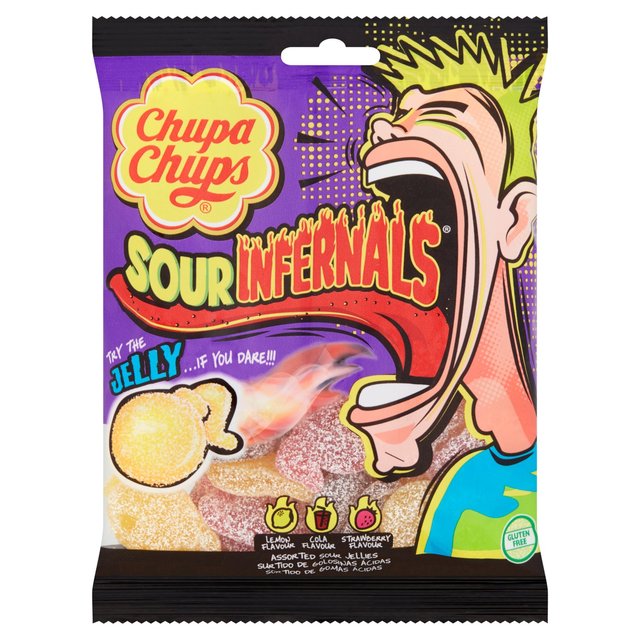Chupa Chups Infernals Sour Jellies 150g