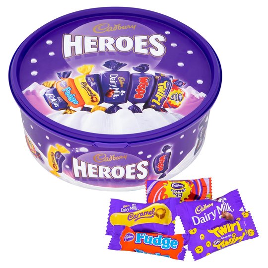 Läs mer om Cadbury Heroes Burk 600g