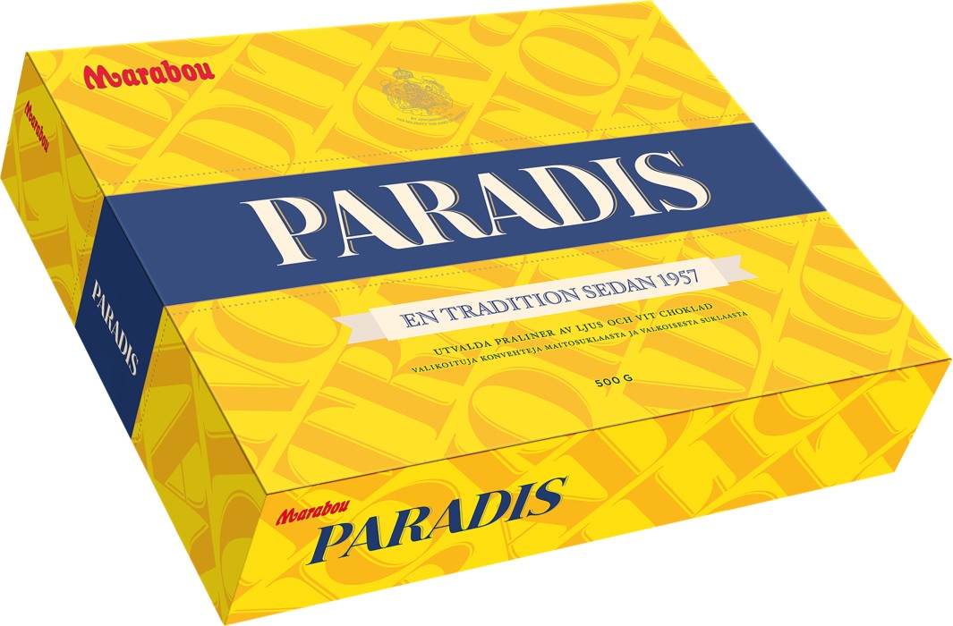 Läs mer om Marabou Paradis Ask 500g