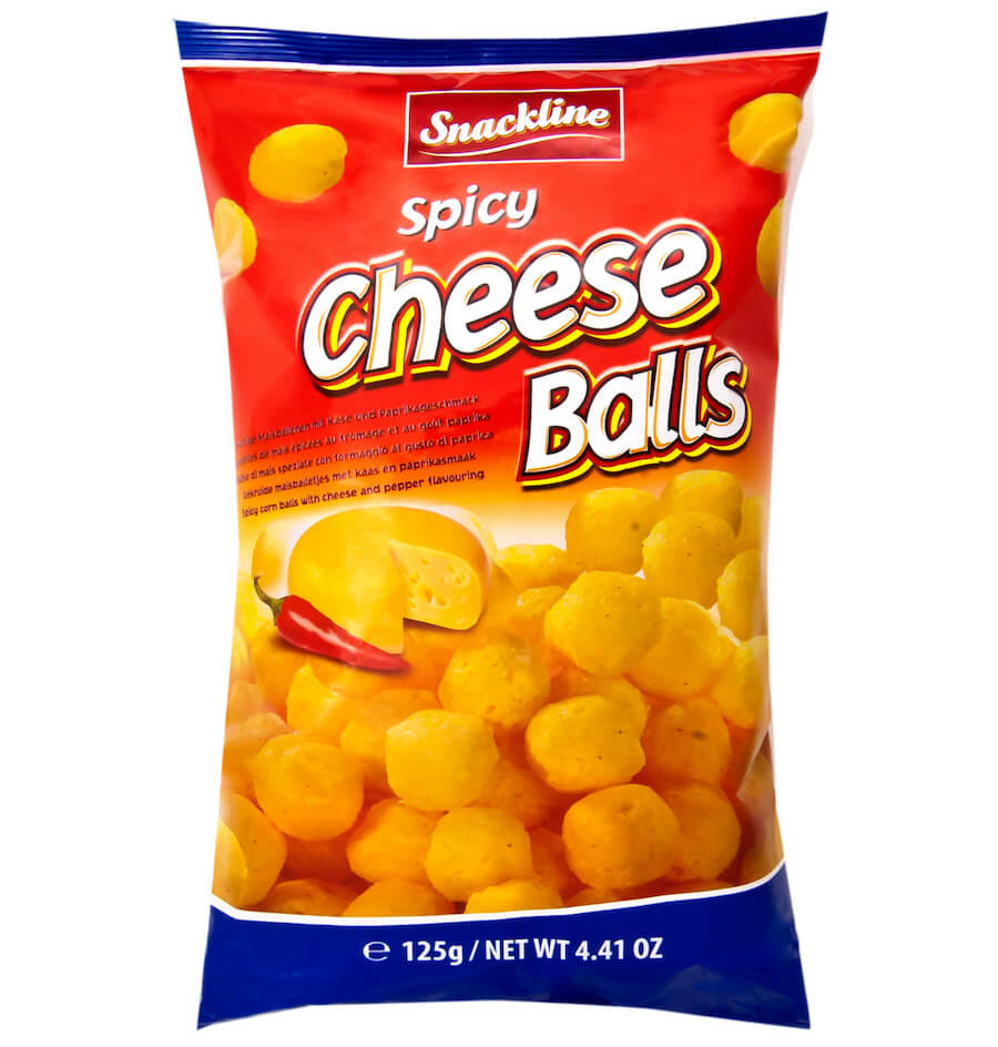 Läs mer om Snackline Spicy Cheese Balls 125g