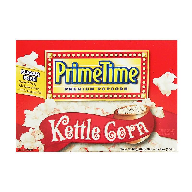 PrimeTime Premium Popcorn Kettle Corn 204g