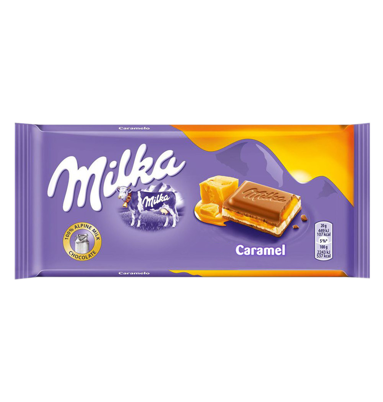 Läs mer om Milka Caramel 100g
