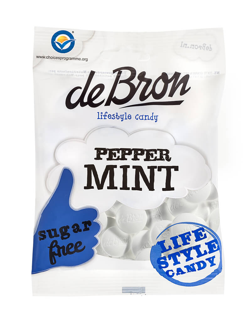 de Bron Sockerfri Mintpastill 80g