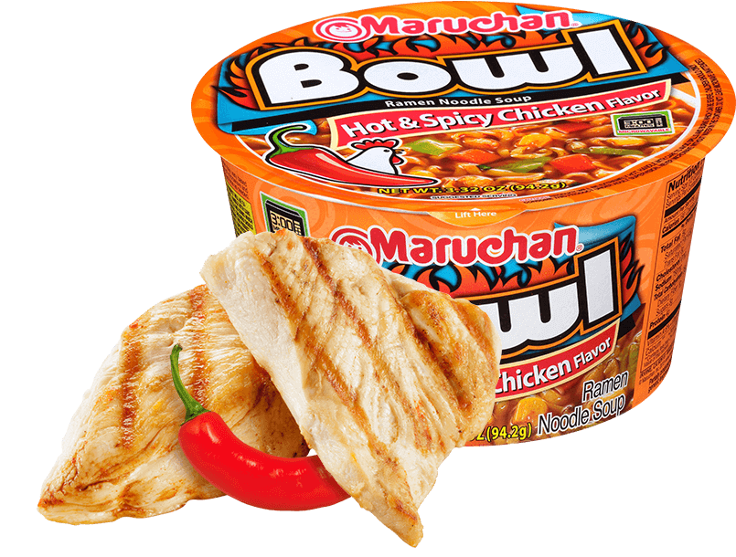 Maruchan Bowl Noodles - Hot & Spicy Chicken Flavor