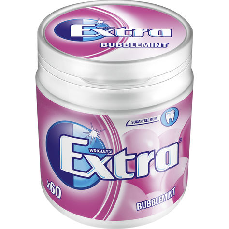 Extra Tuggummi Bubble Mint Burk 84g