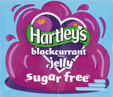 Hartleys Sugar Free Blackcurrant Sachet Jelly 23g