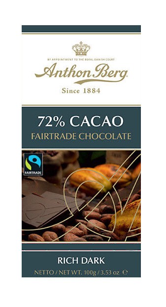 Anthon Berg Fairtrade 72% Cacao 100g