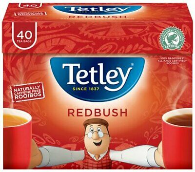 Tetley Herbal Redbush Tea 40ct