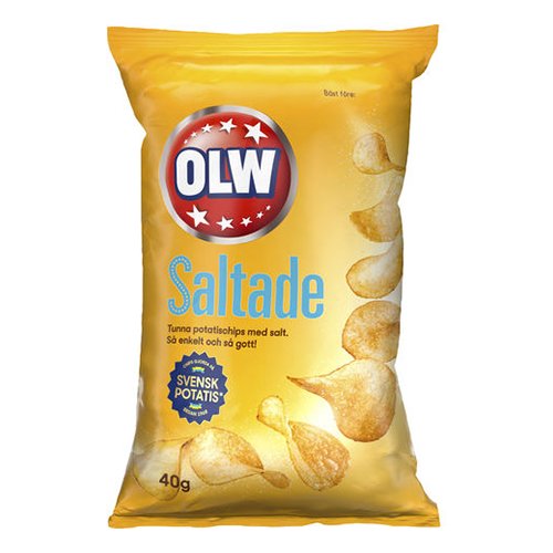 Läs mer om OLW Lättsaltade Chips 40g