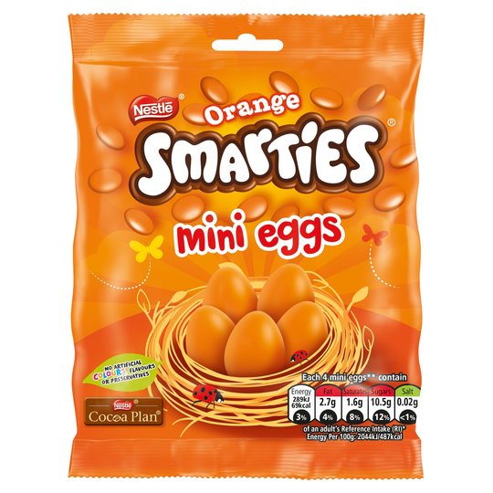 Läs mer om Smarties Orange Mini Eggs 80g