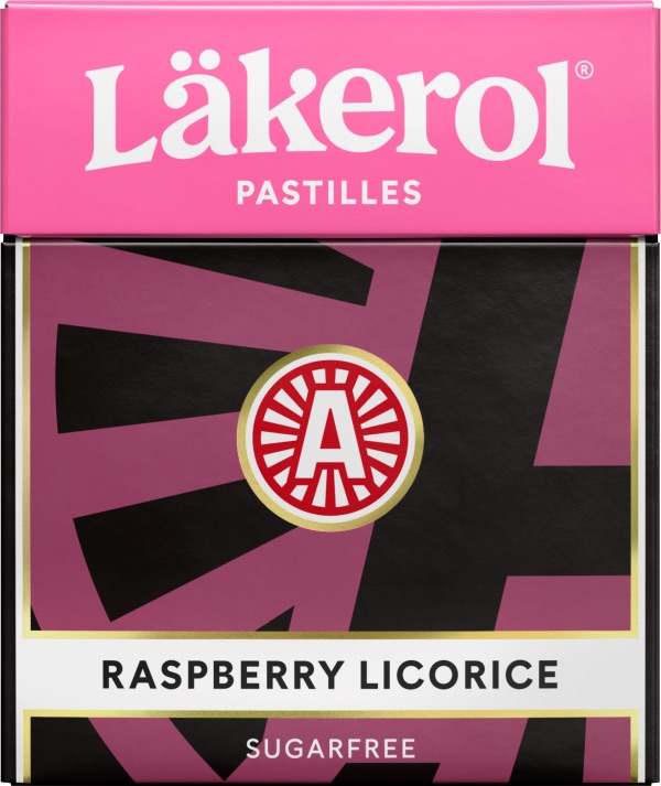 Läs mer om Läkerol Raspberry Licorice 25g