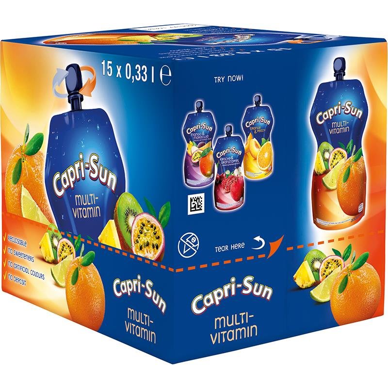 Läs mer om Capri-Sun - Multivitamin 33cl x 15st