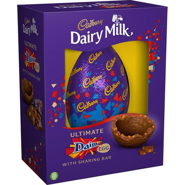 Bild av Cadbury Dairy Milk Daim Luxury Shell Egg 570g