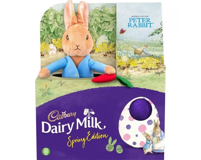 Cadbury Dairy Milk Benjamin Peter Rabbit Toy & Easter Egg 72g