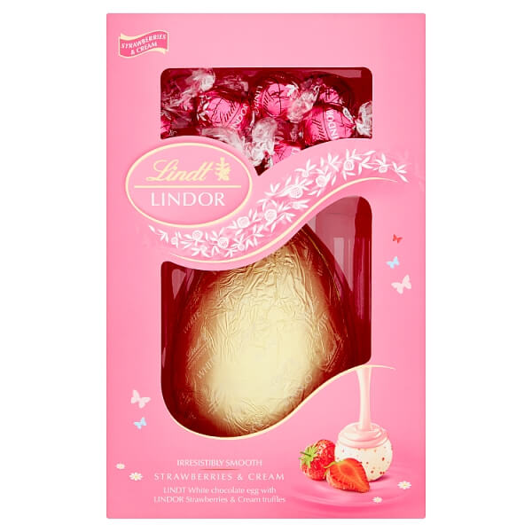 Lindor Strawberry & Cream Egg 285g