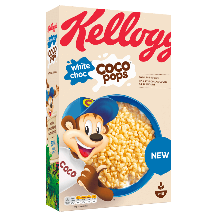 Kelloggs White Choc Coco Pops 480g